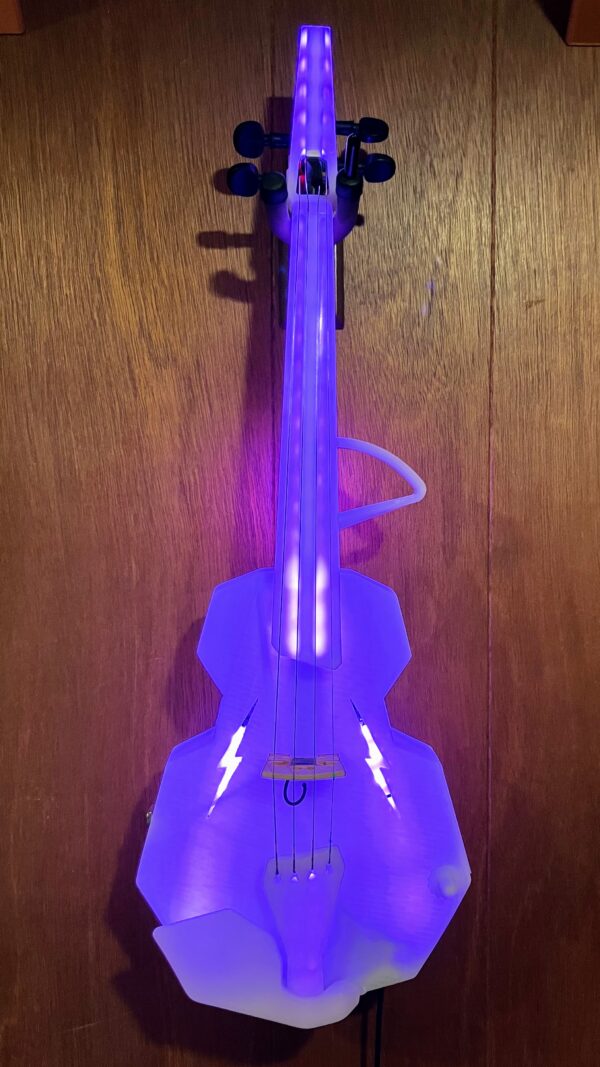 Refurbished Strata Glow LED-lit 4-String Acoustic-Electric Violin - Image 7