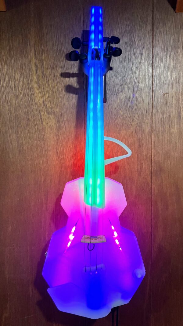 Refurbished Strata Glow LED-lit 4-String Acoustic-Electric Violin - Image 2