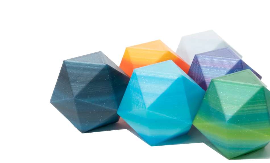 3D printed shapes
