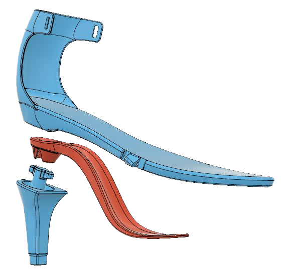 CAD Exploded transparent